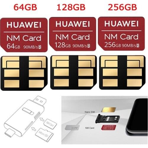 90MB/s Speed 100% Original For Huawei Mate 20/20 Pro/20X /P30/P30 Pro NM Card 64/128/256GB Nano Memory Card