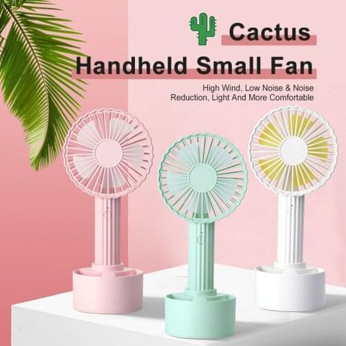 New Multi-funtional Portable Fan Mini USB Charging 3 Speed Handheld Fan Phone Holder for Home Car Office Air Cooler Summer Fan