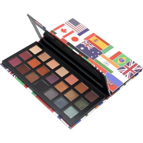 CcolorEyeshadow Palette Holographic Shiny Matte Glitter Pigment Eye Shadow Pallete Metallic Diamond Makeup Palette