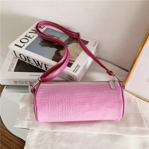 Popular Stone Pattern Women Bag Purse High Quality Shoulder Bags for Women 2021 New Vintage Soft Casual Handbag Purse Sac A Main