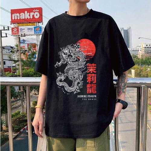 Popular Style Avatar The Last Airbender Couple Clothes Printed O-neck Tshirt Couple Clothing Oversize Comfortable New Streetwear