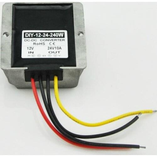 DC Converter Module power adaptor Regulator 12V(9-23V) Step up to 24V 10A 240W 10PCS
