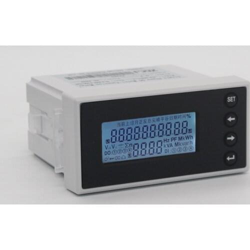 DC 0-100A,DC 0-200V DC voltage and ampere meter 96*48mm DC volt & ampere instrument with RS485 connection in stocks