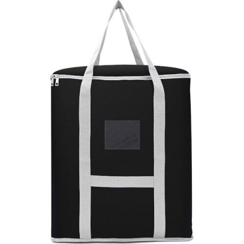 Simple Durable Solid Color Oxford Clothing Storage Bag Large Capacity Mould-proof Waterproof Quilt Storage Bag Home Supplies