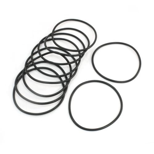 10pcs Metric 100mm OD 4mm Thickness Industrial Rubber O Ring Seal Black