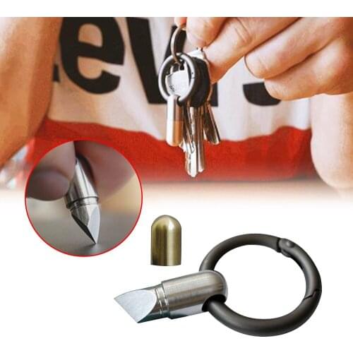Cutting Tools Stainless Steel Multi-function EDC Portable Mini Tool Key Ring Pendant Tool Capsule Knife Tiny Cutting Tool 05