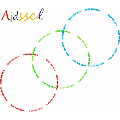 Universal Motorcycle Wheel Rim Reflective Stickers Creativity Motorcycle Body Stickers For Honda Yamaha Suzuki Ducati Kawasaki