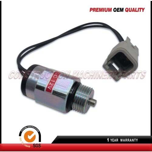 In Stock 6677383 12V Fuel Shutoff Stop Solenoid Valve for Loaders 751 753 763 773 863 864 873 883 963 1pc