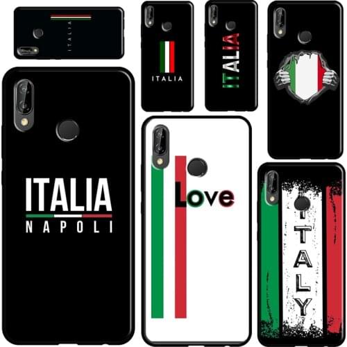 Italy Flag Vintage Italian Case For Huawei P30 Lite P40 P20 Pro Mate 20 Lite P Smart Z 2019 2021 Nova 5T Cover Shell
