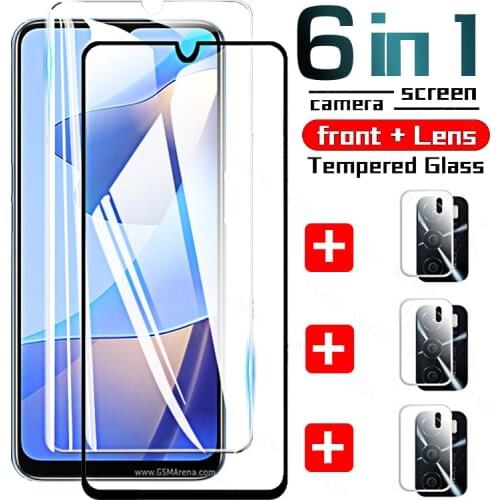 Full Cover Tempered Glass for OPPO A16 Screen Protectors Protective Camera Lens Film for Oppo A15 A15s A 16 15 15s S Protective