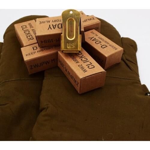 10PCS LOT WW2 US Army Airborne CRICKET CLICKER American D-Day Normandy Landing Para paratrooper Signals MILITARY US