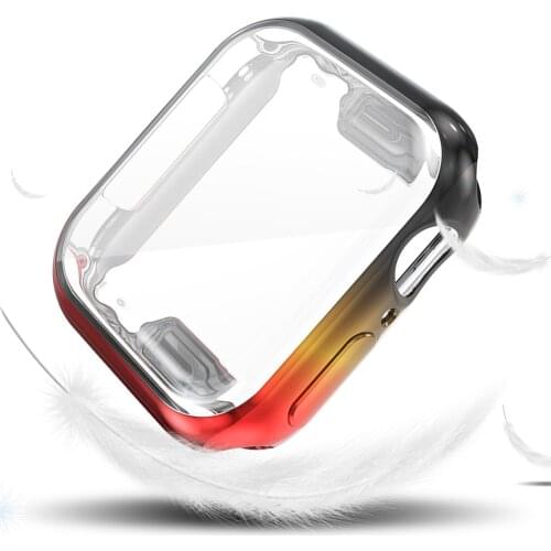 Tempered Glass Watch Case & Film for Iwatch Protective Screen Protector for Apple Watch 42mm 44mm 40mm 38mm 6 5 4 3 2 1 SE