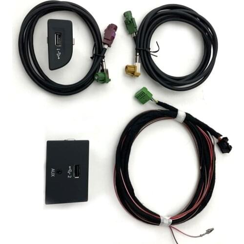 FOR A3 8V MIB 2 CarPlay MDI USB AMI Install Plug Socket Switch Button Harness