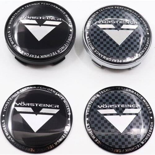 20pcs 56mm or 60mm VORSTEINER Car Logo Wheel Center Cap Rim Badge Covers Decal Auto Refit Creative Decoration Emblem Sticker