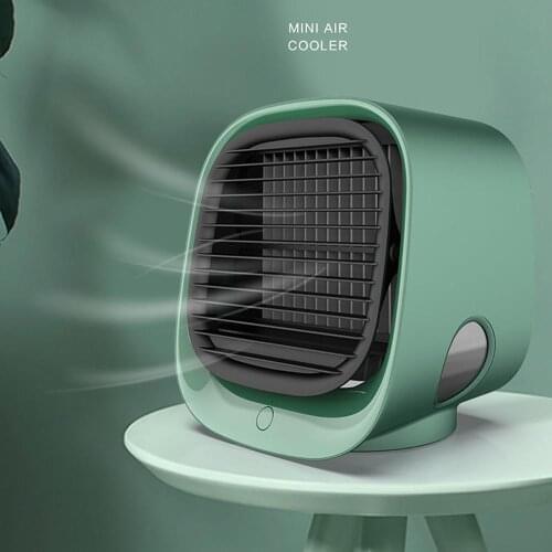 Mini Air Conditioner 3 Speed Multifunctional 3 in 1 Portable Air Purifier Humidifier Cooler Fan USB for Room Desk Office