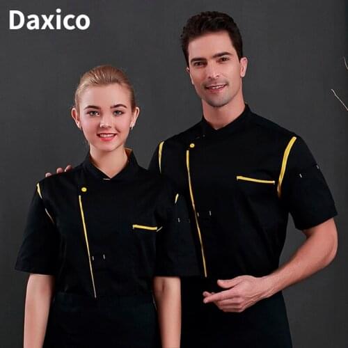 Man Chef Jacket Restaurant Chef Unfiorm Fast Food Kitchen Cooking Clothes Woman Catering Food Service Staff Overalls Work Wear