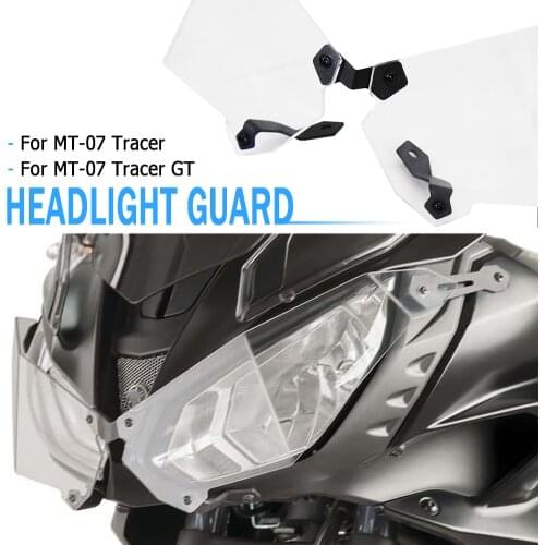 Motorcycle New Accessoris For Yamaha MT07 Tracer Headlight Guard Protector Cover MT-07 Tracer GT 2016-2021 2020 2019 2018 2017