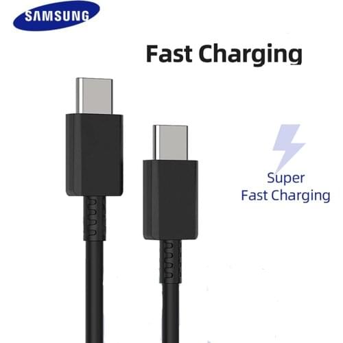 Original Samsung S21 S20 5G 25w Cable Surper Fast Charge Type C To Type C Pd PPS Quick Charging For Galaxy Note 20 Ultra 10
