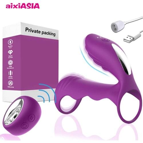 Penis Dildo Cock Rings G Spot Vibrator Vagina Clitoris Stimulate Sex Shop Toys For Women Men Adult Product Delayed Ejaculation