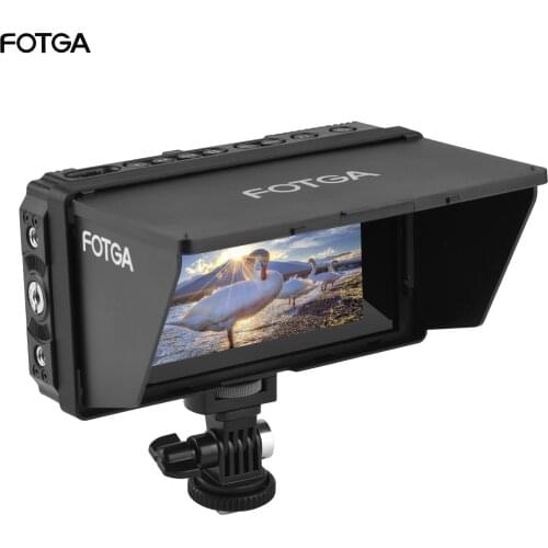 Fotga C50S 4K On-camera Field Monitor 5-inch Touch IPS Screen 2000nits with 3G-SDI 3D LUT USB Upgrade for DSLR Camera Camcorder