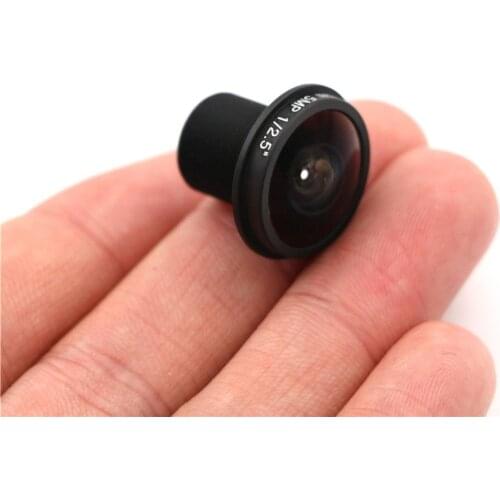 Fisheye Lens CCTV Lens 5MP 1.8mm M12 180 degree 2.5" For HD IP Camera