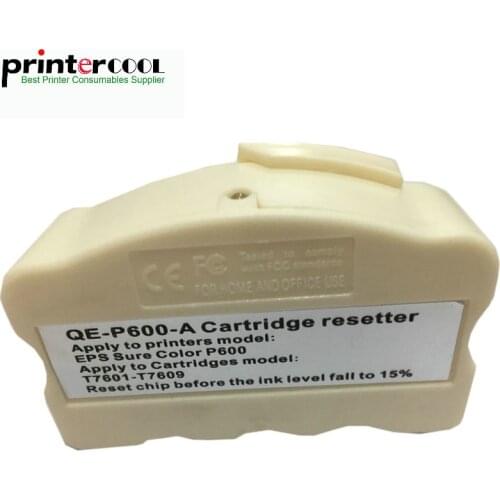 Einkshop T7601-T7609 Cartridge Resetter For epson P600 Chip Resetter for Epson Surecolor SC- P600 Printer