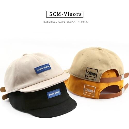 SLECKTON Fashion Baseball Cap for Men and Women Cotton Soft Top Hats Summer Sun Caps Casual PU Back Buckle Hat Unisex 5CM Visors