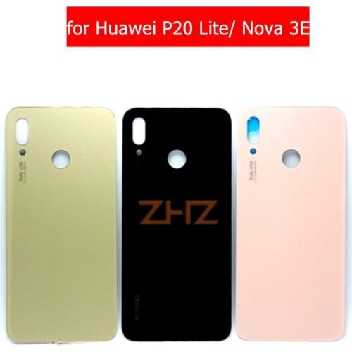 For Huawei P20 Lite Glass Battery Back Cover Housing Rear Door Case for Huawei Nova 3E/ P20Lite Repair Spare Parts