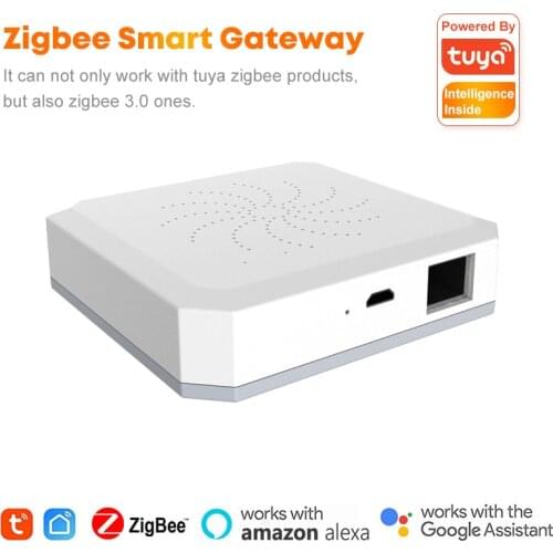 Tuya ZigBee 3.0 Multifunctional Smart Gateway Hub Wired Gateway Intelligent Home Control Center Remote Control Supporting Alexa