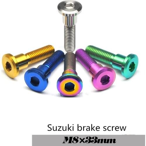 Motorcycle Suzuki Brake Screw M8x33 Disc Brake Modification Mounting Screw 10pcs