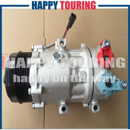 VS16 AC Air Conditioning Compressor For Ford GALAXY SMAX S-MAX WA6 2.0 2.3 2006 2007 2008 1543948 1566158 1791009 6G9119D629DC