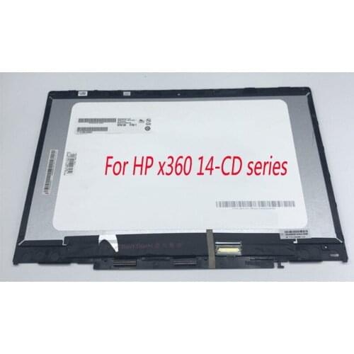 14.0" Laptop LCD Screen Touch Digitizer Assembly for HP Pavilion X360 14-CD 14-CD000 Panel Replacement
