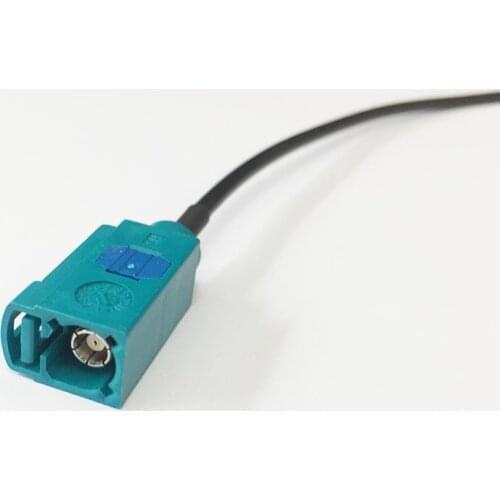 1PC Fakra female SMB coax connector pigtail cable RG174 20cm 8" other end exposed NEW wholesale