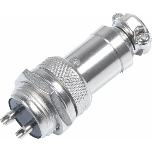 10pcs aviation plug male female panel power supply chassis metal connector gx16 2-pin