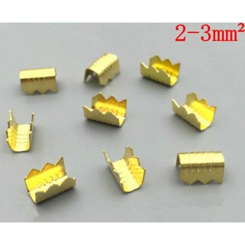 100pcs/lot 451-4 U-shaped terminal tab cold inserts connectors cold terminal small teeth fascia terminal,2-3mm2
