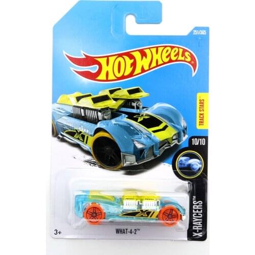 2017-251 Hot Wheels WHAT-4-2 Mini Alloy Coupe 1/64 Metal Diecast Model Car Kids Toys Gift