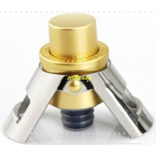 400pcs/lot Stainless Steel Vacuum Sealed Red Wine Storage Bottle Stopper Sealer Saver Preserver Champagne Plug Lids Caps