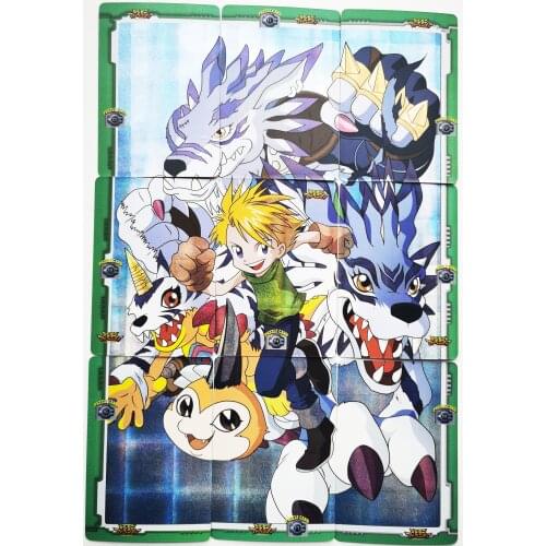 9pcs/set Digital Monster Digimon Adventure Yamato Reproduce Repaint 9in1 Hobby Collectibles Game Anime Collection Cards