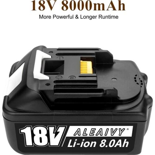 2021 for Makita 18V 6000mAh Rechargeable Power Tools Battery with LED Li-Ion Replacement BL1860B BL1860 BL1850 18650 Battery