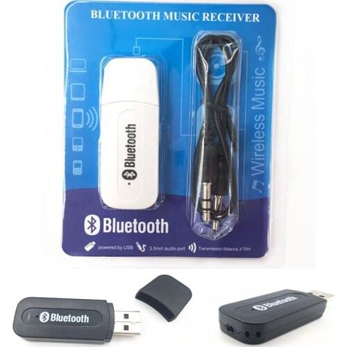 Audio home speaker 3.5mm Jack Bluetooth Receiver Connector USB Wireless Bluetooth Music Stereo Receiver Adapter