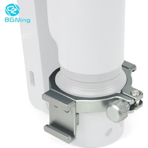 BGNing Microphone Mount Clamp Cold Shoe Adapter Ring for Zhiyun Smooth X Gimbal Vlog Mounting Accessories Mic LED Video Light