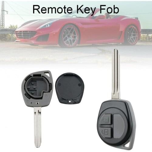 2 Buttons Car Auto Key Fob Case Shell Replacement Remote Cover with TOY43 Blade Fit for AGILA SUZUKI IGNIS ALTO SX4 VAUXHALL