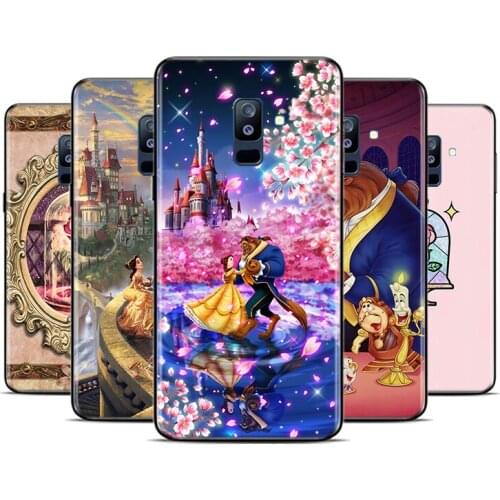 Beauty and the Beast For Samsung Galaxy A9 A8 Star A8S A7 A6 A6S A5 A3 Plus 2018 2017 2016 A750 Black Phone Case
