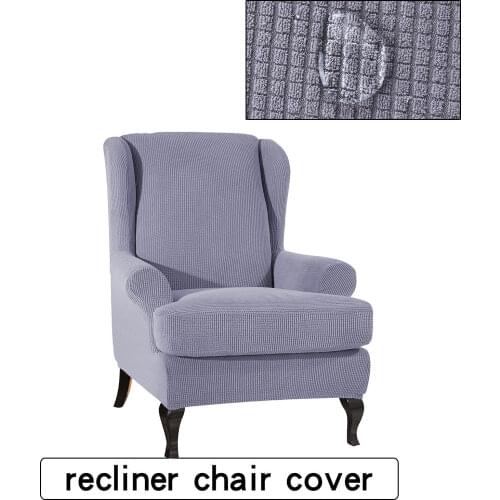 Modern Elastic Force Tiger Chair Cover Leisure Stool Covers Rectangle Plaid Stripe Waterproof Home Living Room Sofa Chair Cover