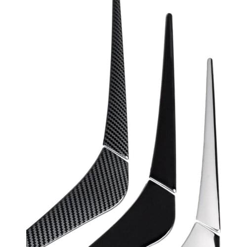 Car Taillight Decoration Stickers, Rear Headlight Frame Modification Bright Strip for Tesla Model3 Exterior Accessories