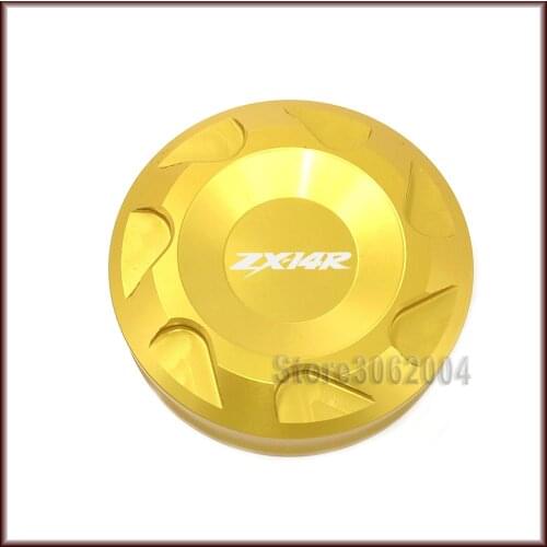 For KAWASAKI ZX 14R ZX14R ZX-14R NINJA 2006-2015 2014 2013 2012 Motorcycle Front Brake Master Cylinder Fluid Reservoir Cover CNC
