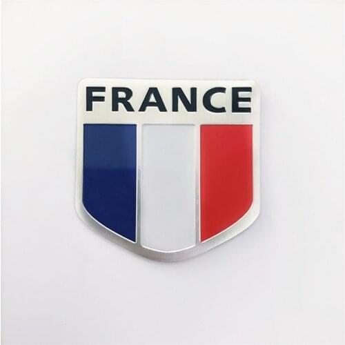 French Natinal Flag Emblem Romantic France Car Stickers