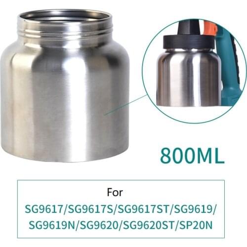 800ml Stainless steel watering can for Electric Spray Gun Paint Spray DIY Electric Spritzpistole 9617ST