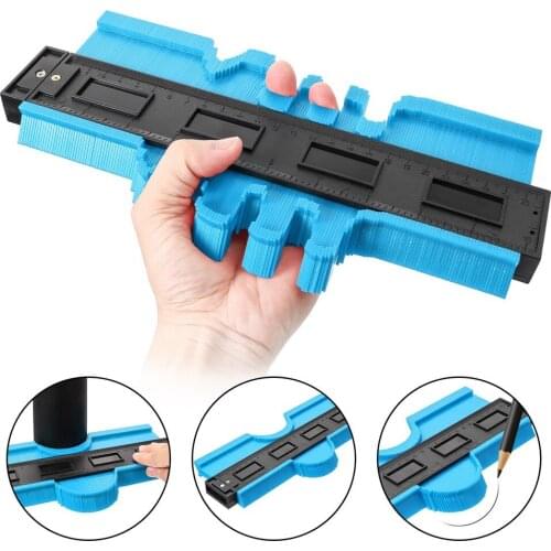 12cm/25cm/50cm Multifunctional Contour Gauge Tiling Laminate Shaping Wood Measure Ruler ABS Contour Gauge Duplicator