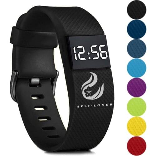 Fashion Silicone Band Digital Watches Unisex Led Display Sports Wrist Watches Week Date Stop Watch Waterproof Watch Montre